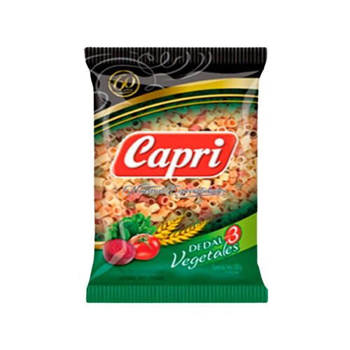 Pasta Capri Especial 500gr Dedal 3 Vegetales