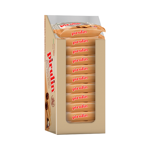 Pirulin Dispensador 12x60g (Chocolate y Avellana)